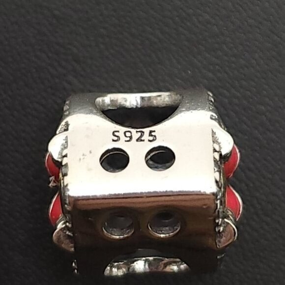 Heart-Shaped Cheers! Charm with Couple Toasting (NWOT) - Picture 3 of 4